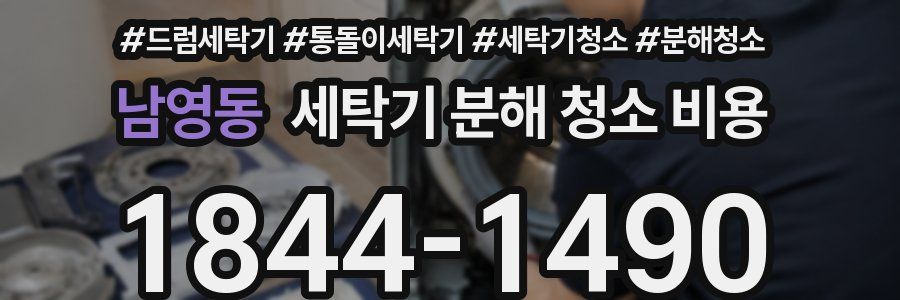 남영동 세탁기 분해 청소 비용