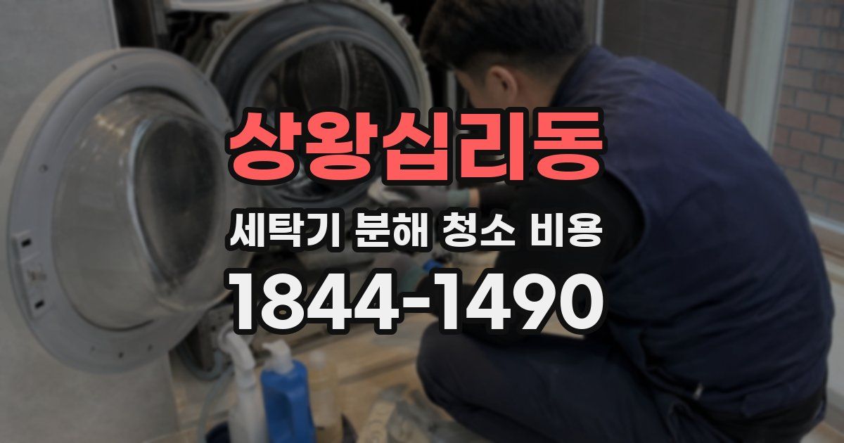 상왕십리동 세탁기 분해 청소 비용
