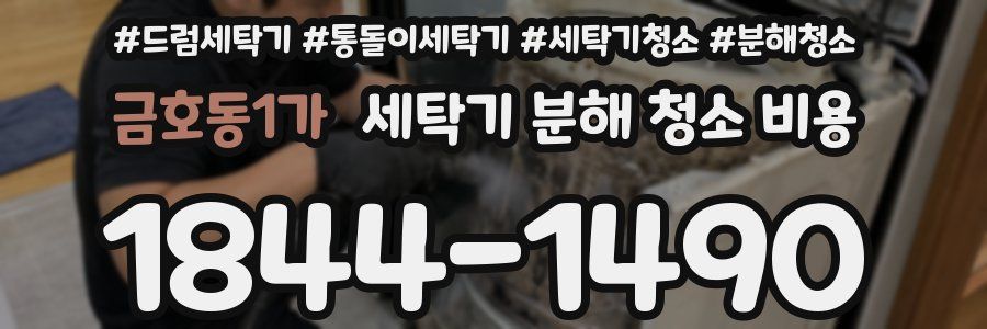 금호동1가 세탁기 분해 청소 비용