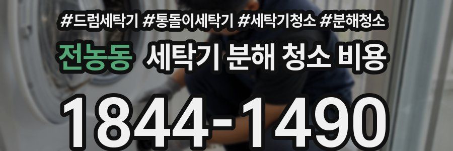 전농동 세탁기 분해 청소 비용