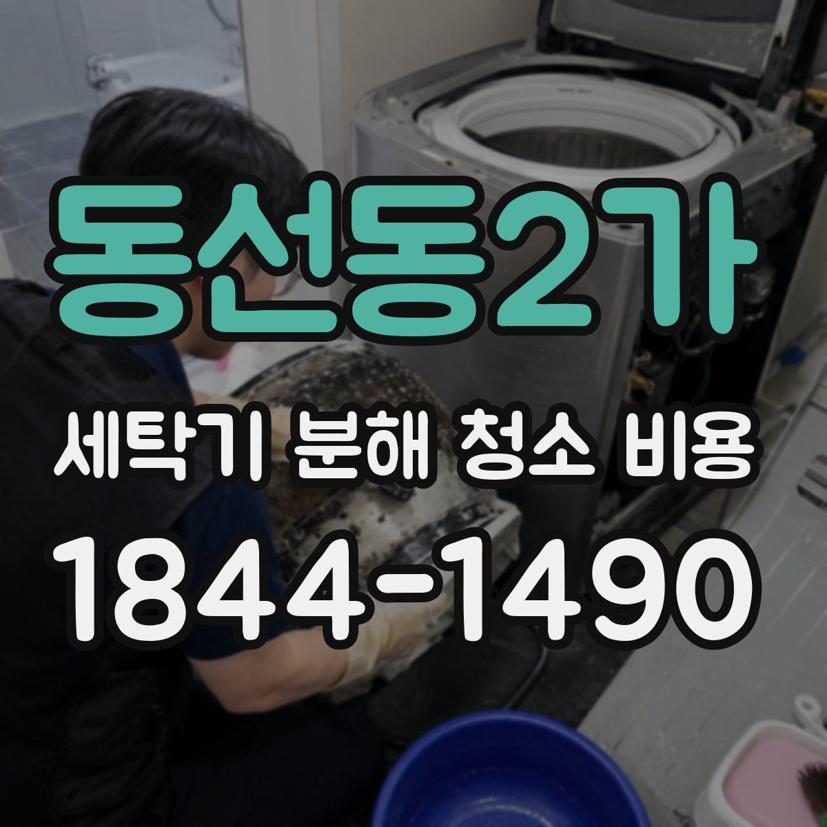 동선동2가 세탁기 분해 청소 비용
