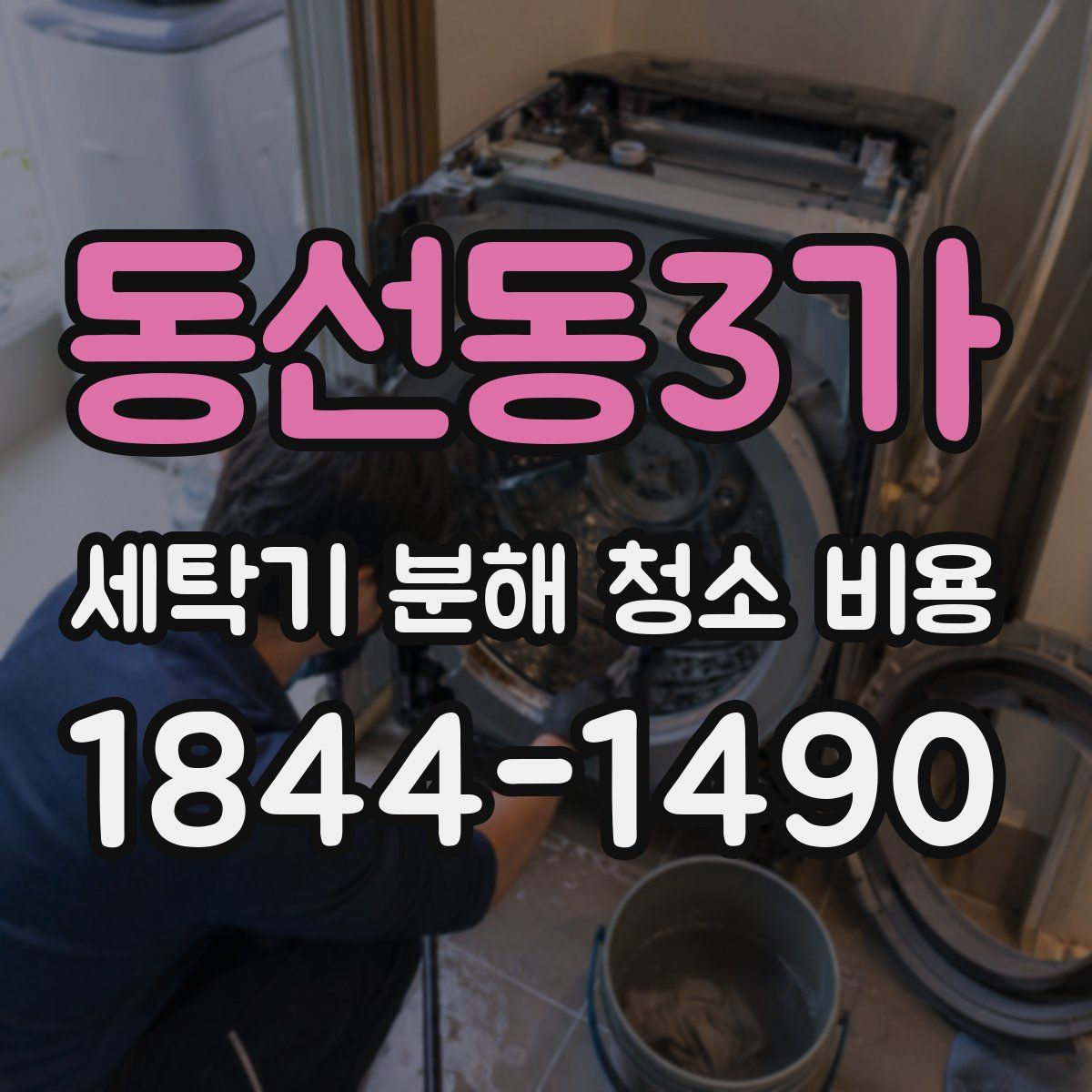 동선동3가 세탁기 분해 청소 비용