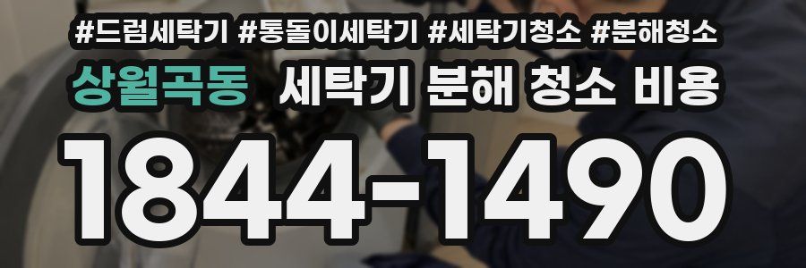 상월곡동 세탁기 분해 청소 비용