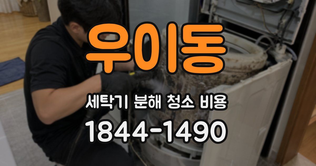 우이동 세탁기 분해 청소 비용