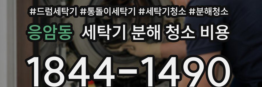 응암동 세탁기 분해 청소 비용