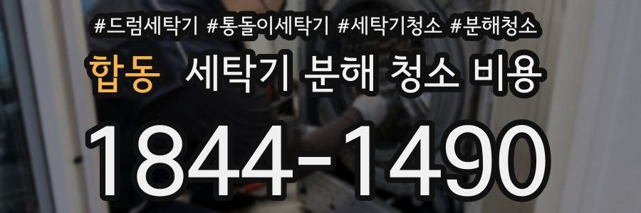 합동 세탁기 분해 청소 비용