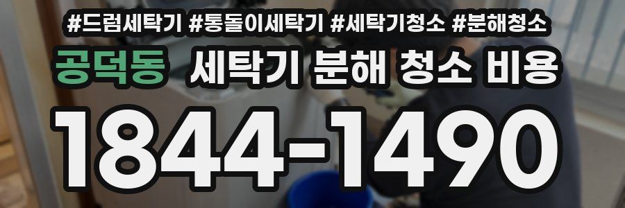 공덕동 세탁기 분해 청소 비용