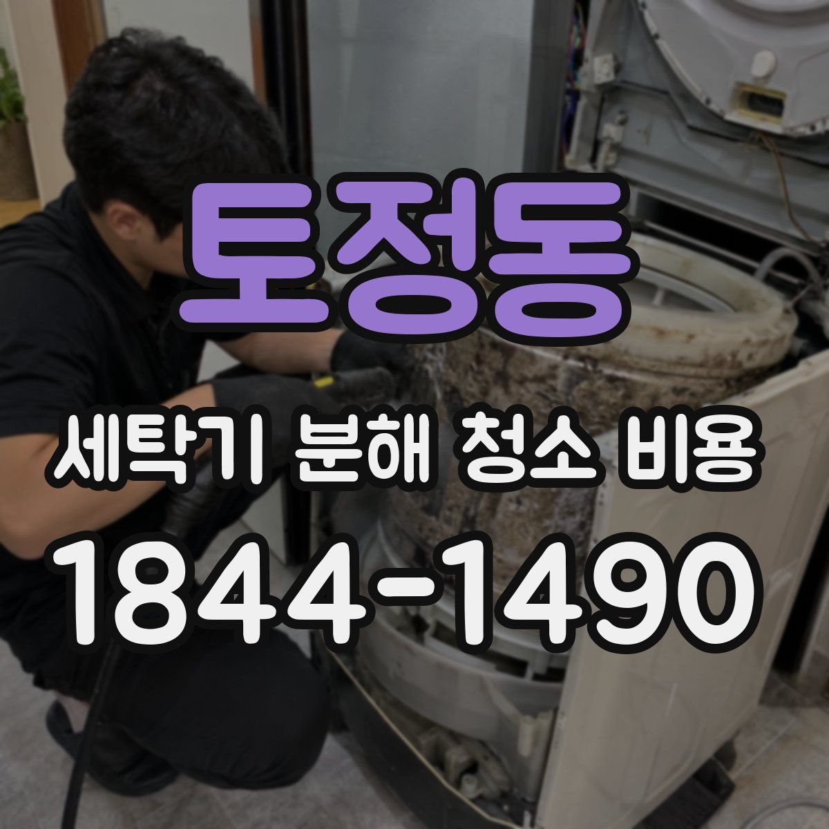 토정동 세탁기 분해 청소 비용