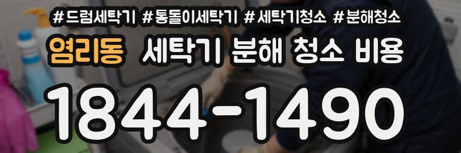 염리동 세탁기 분해 청소 비용