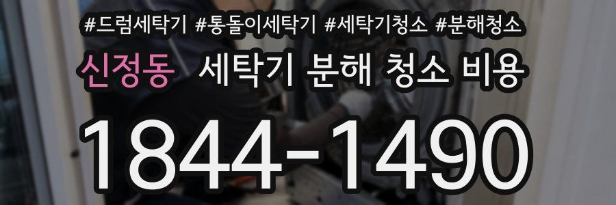 신정동 세탁기 분해 청소 비용