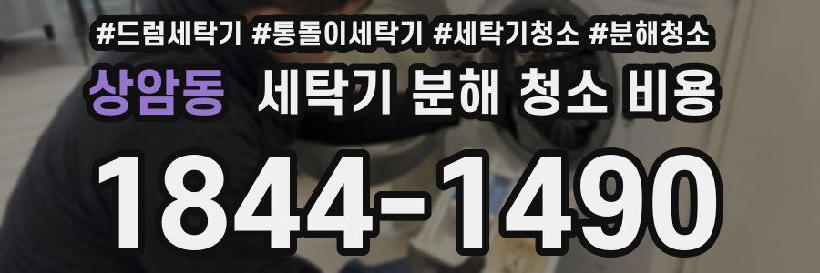 상암동 세탁기 분해 청소 비용
