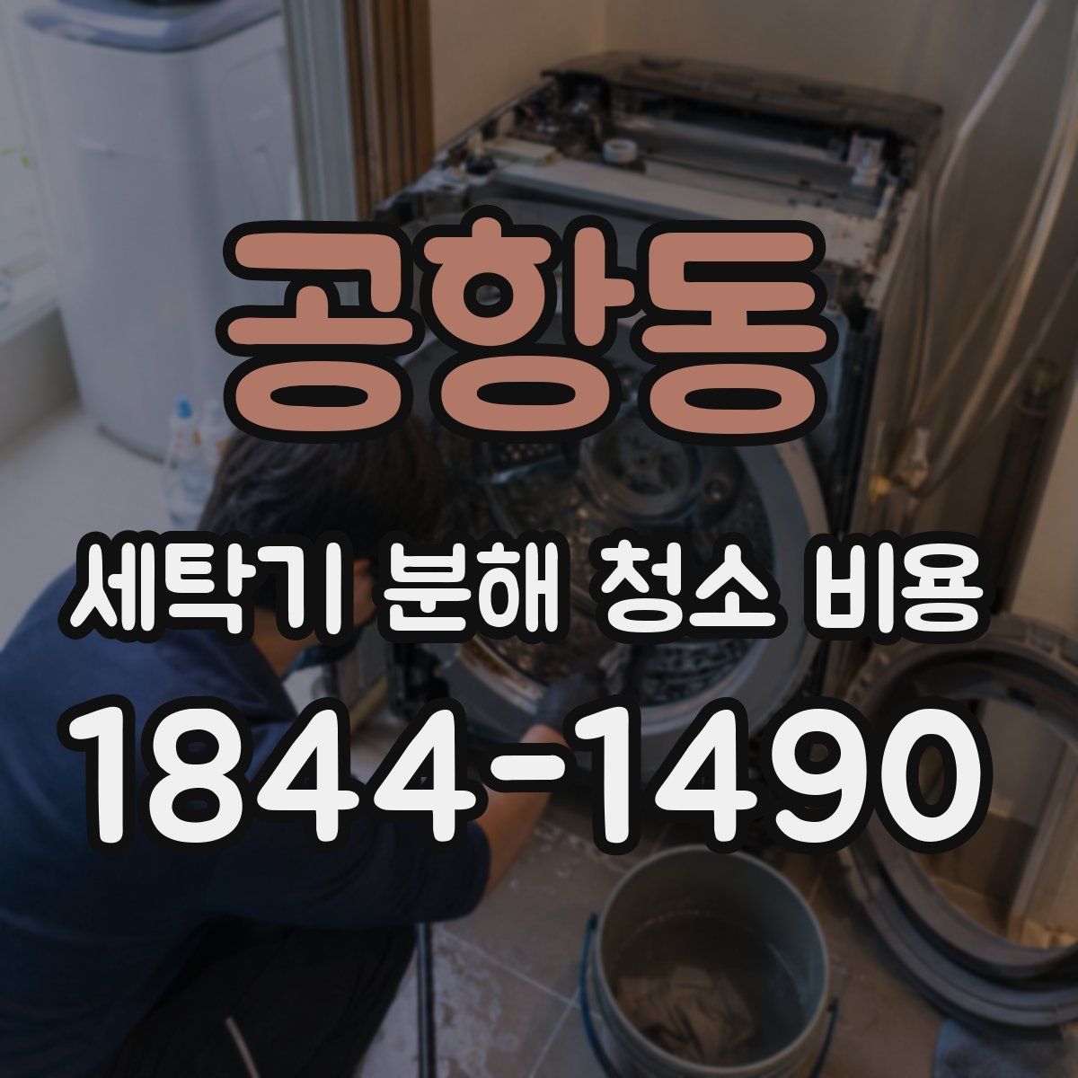공항동 세탁기 분해 청소 비용