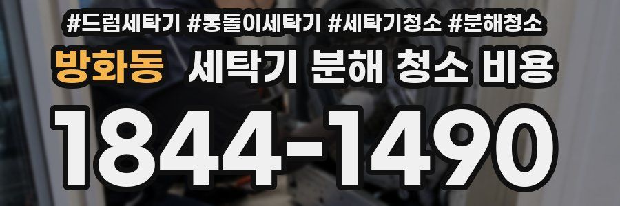 방화동 세탁기 분해 청소 비용