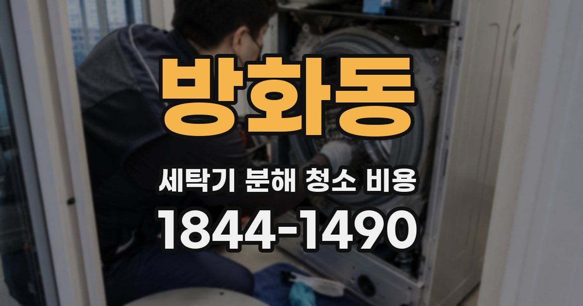 방화동 세탁기 분해 청소 비용