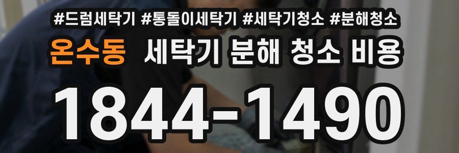온수동 세탁기 분해 청소 비용