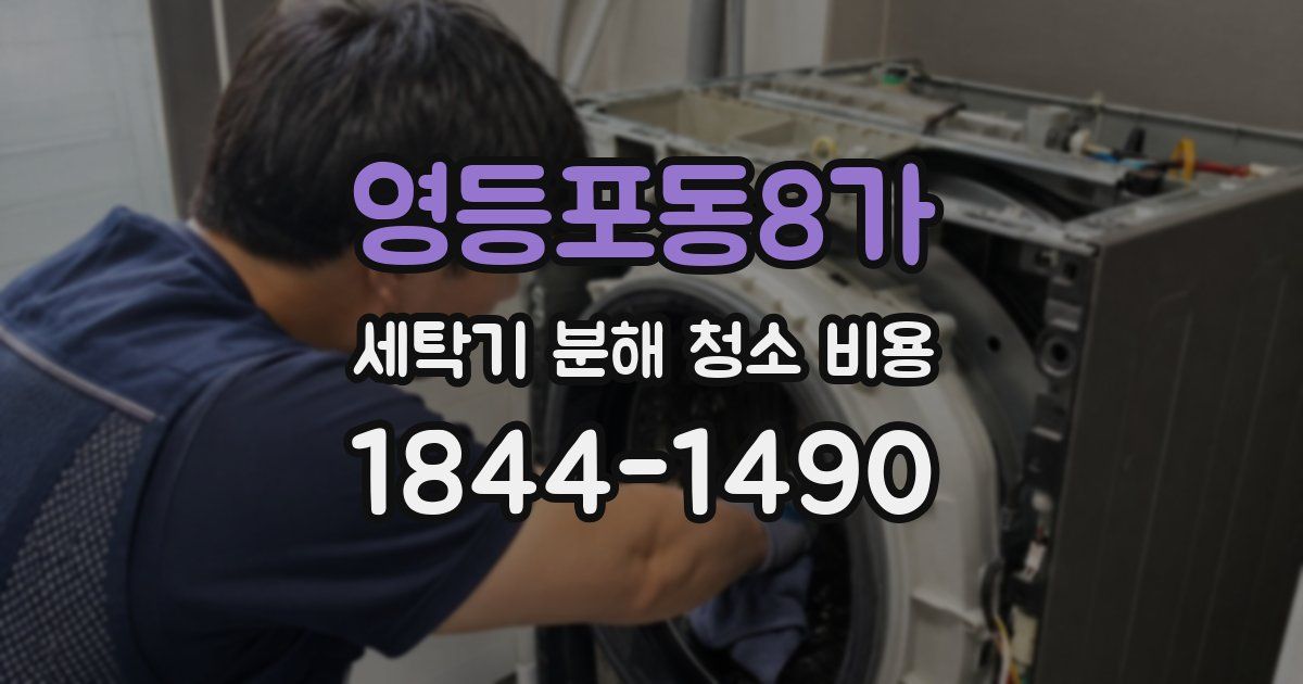 영등포동8가 세탁기 분해 청소 비용