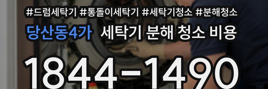당산동4가 세탁기 분해 청소 비용
