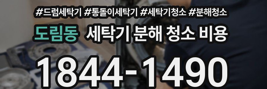 도림동 세탁기 분해 청소 비용