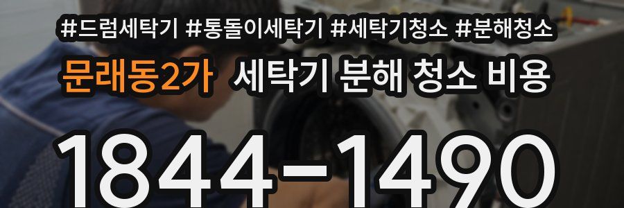 문래동2가 세탁기 분해 청소 비용