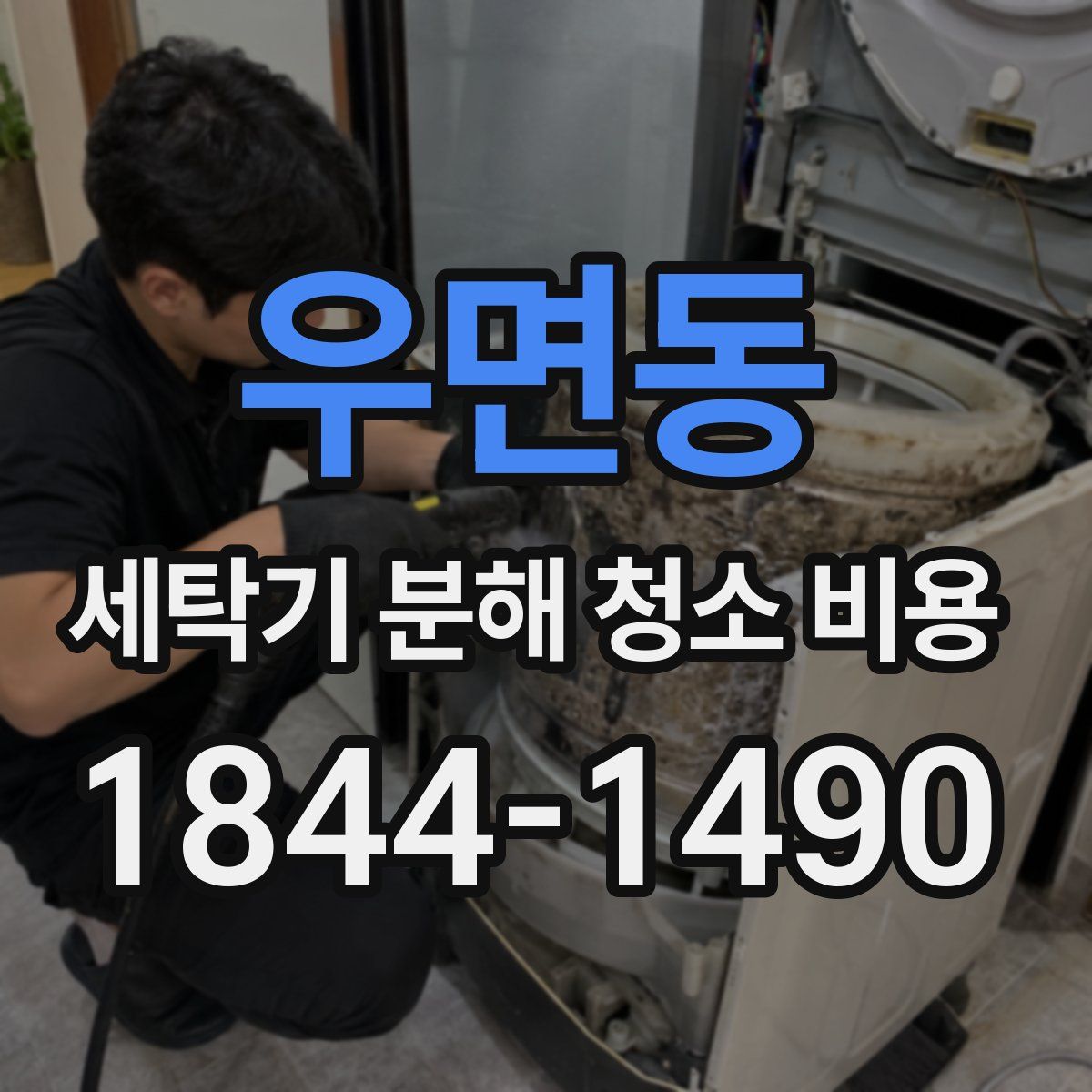 우면동 세탁기 분해 청소 비용