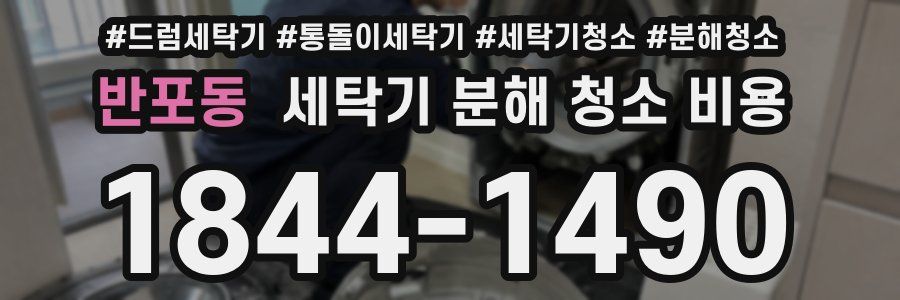 반포동 세탁기 분해 청소 비용