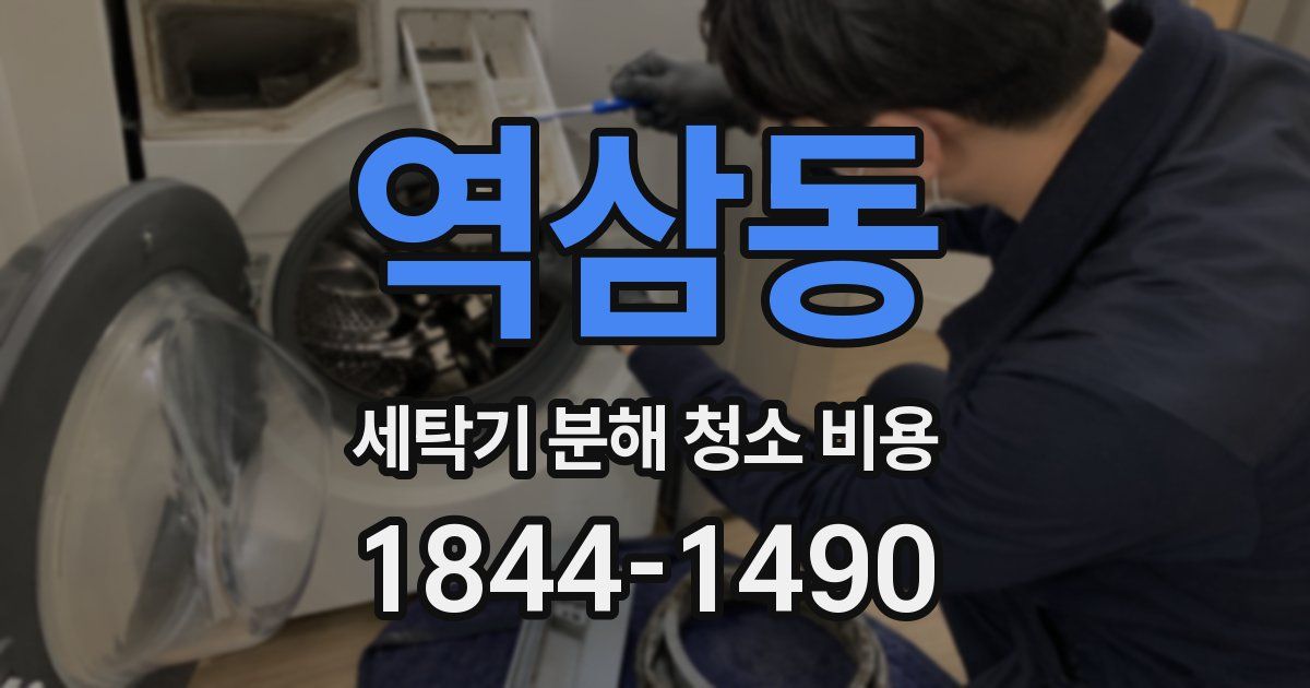 역삼동 세탁기 분해 청소 비용