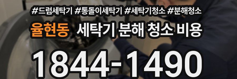 율현동 세탁기 분해 청소 비용