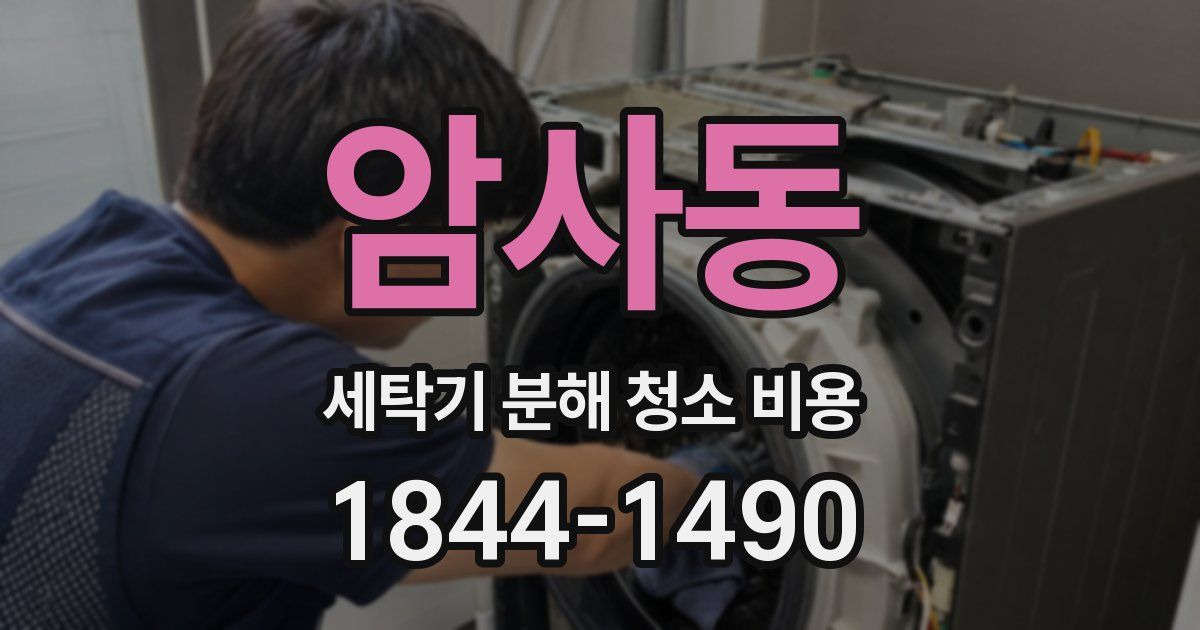 암사동 세탁기 분해 청소 비용