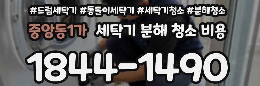 중앙동1가 세탁기 분해 청소 비용