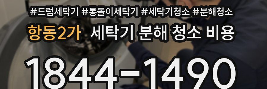 항동2가 세탁기 분해 청소 비용