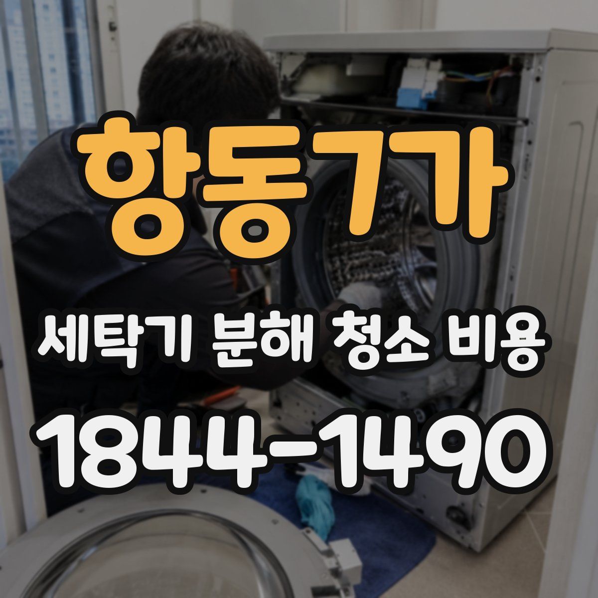 항동7가 세탁기 분해 청소 비용