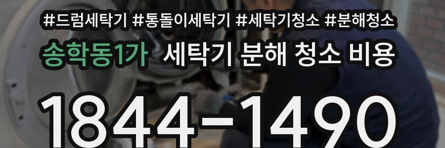 송학동1가 세탁기 분해 청소 비용