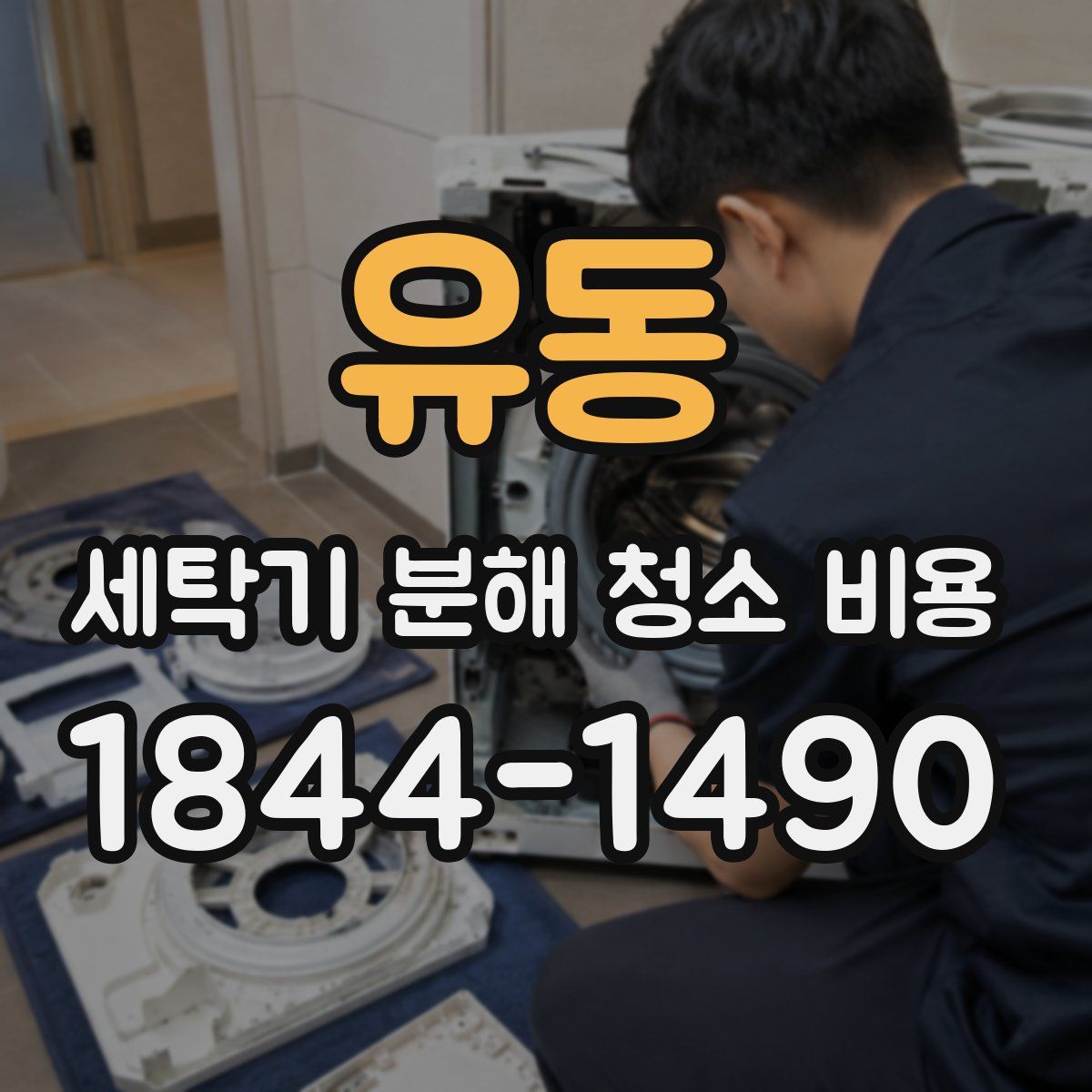 유동 세탁기 분해 청소 비용