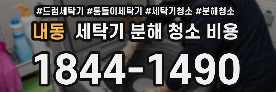 내동 세탁기 분해 청소 비용