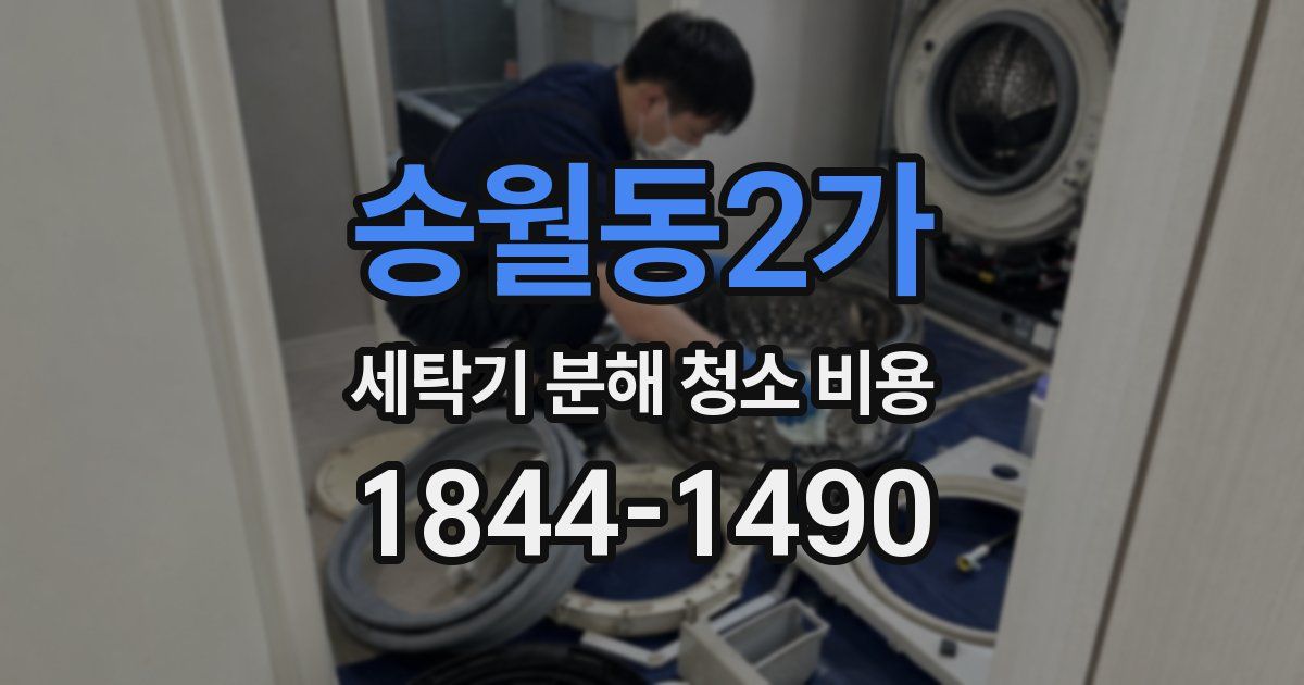 송월동2가 세탁기 분해 청소 비용