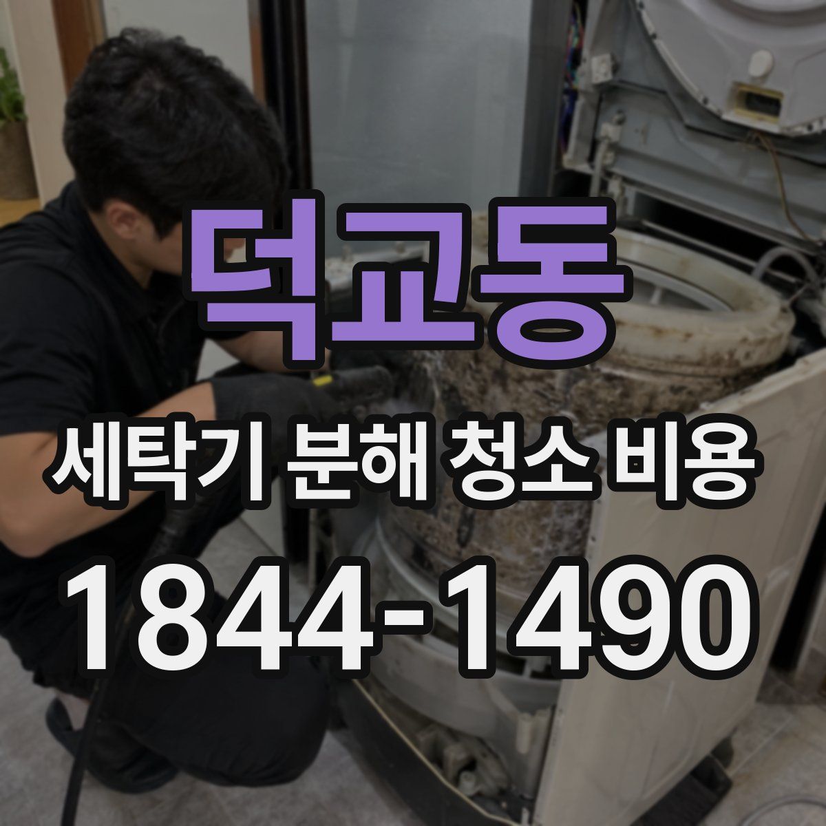 덕교동 세탁기 분해 청소 비용