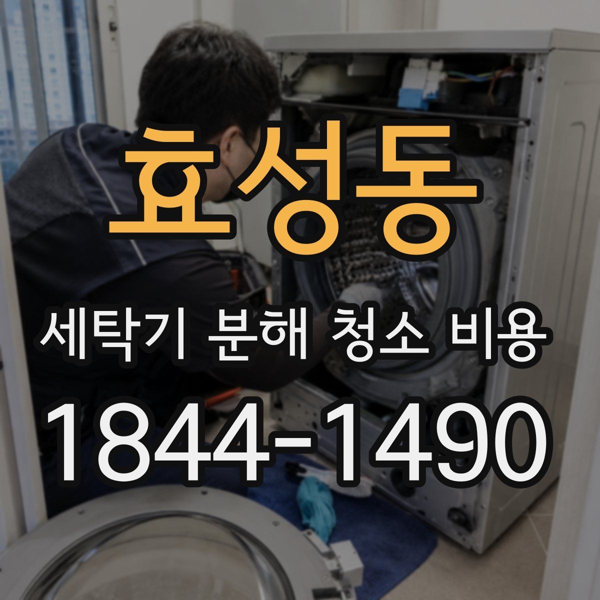 효성동 세탁기 분해 청소 비용