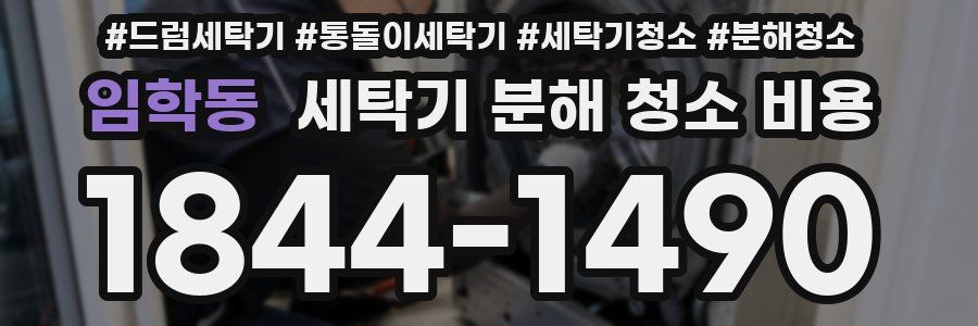임학동 세탁기 분해 청소 비용