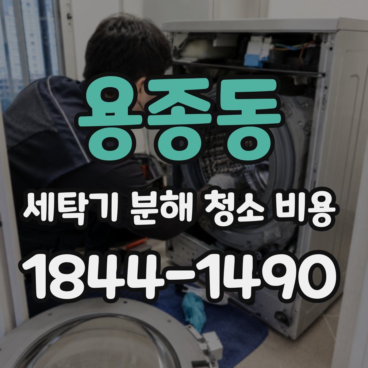 용종동 세탁기 분해 청소 비용