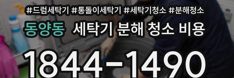동양동 세탁기 분해 청소 비용
