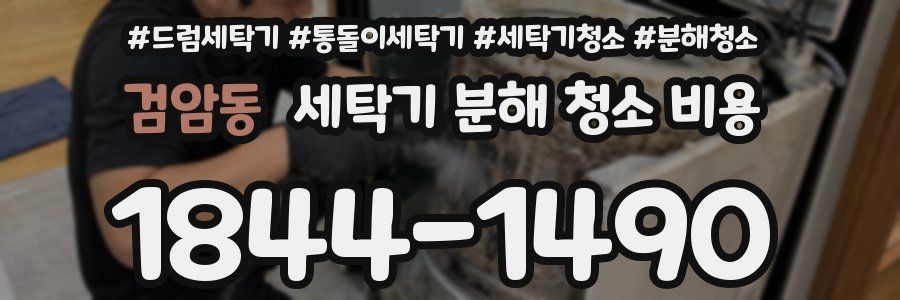 검암동 세탁기 분해 청소 비용