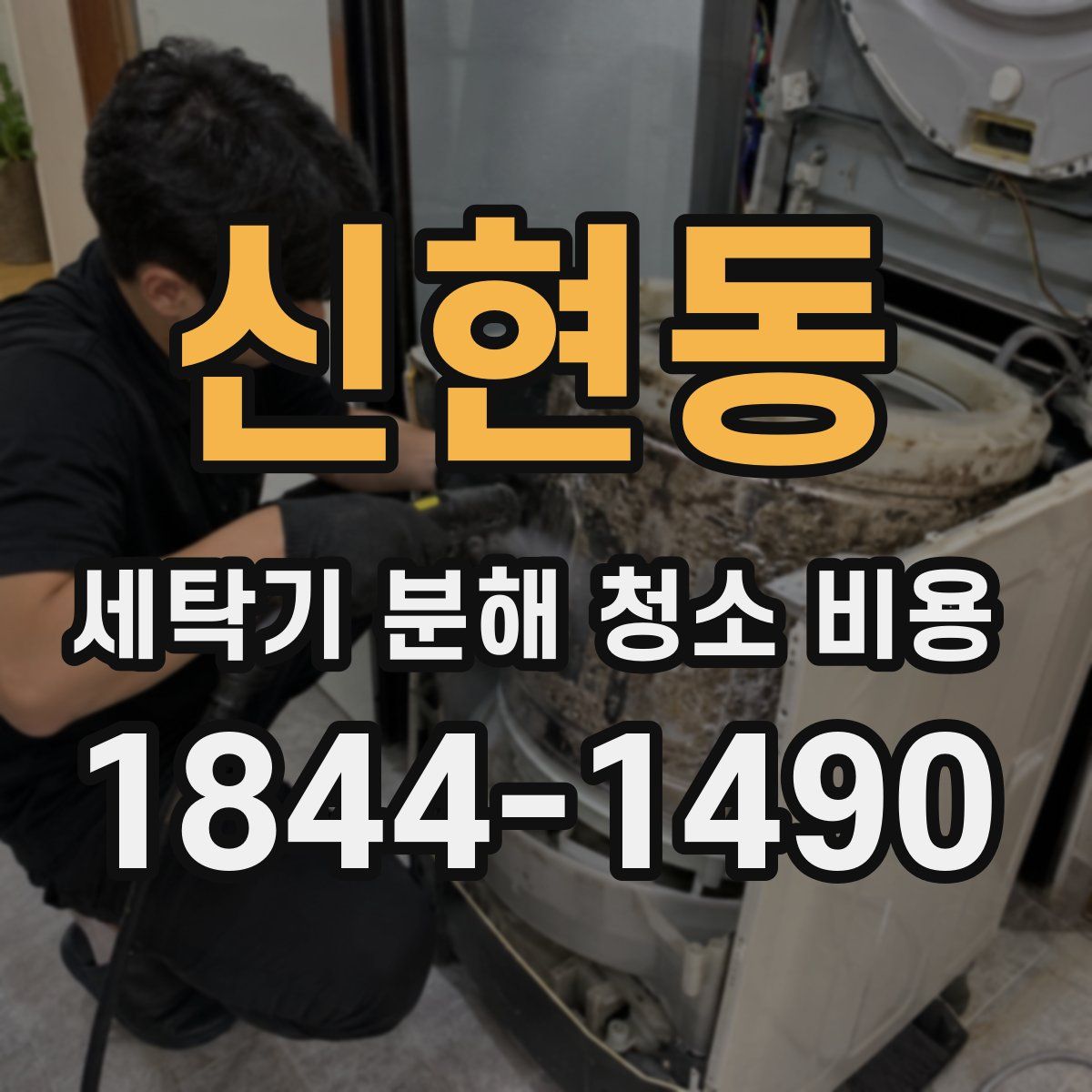신현동 세탁기 분해 청소 비용