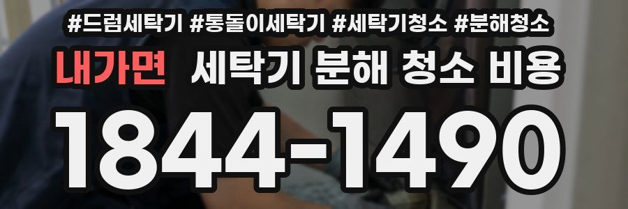 내가면 세탁기 분해 청소 비용