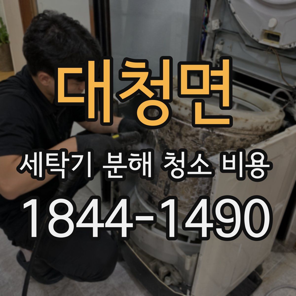 대청면 세탁기 분해 청소 비용