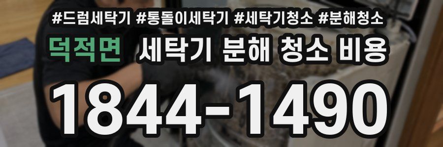 덕적면 세탁기 분해 청소 비용