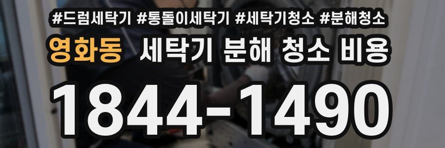 영화동 세탁기 분해 청소 비용