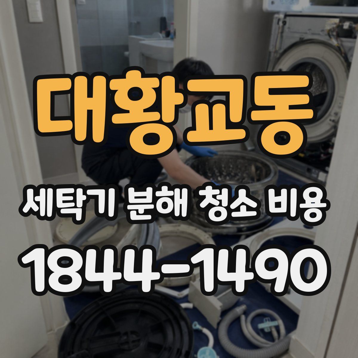 대황교동 세탁기 분해 청소 비용