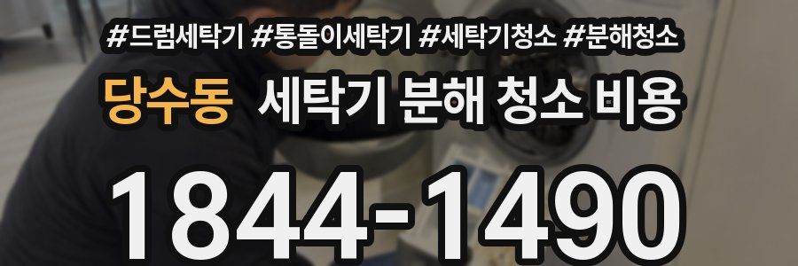 당수동 세탁기 분해 청소 비용