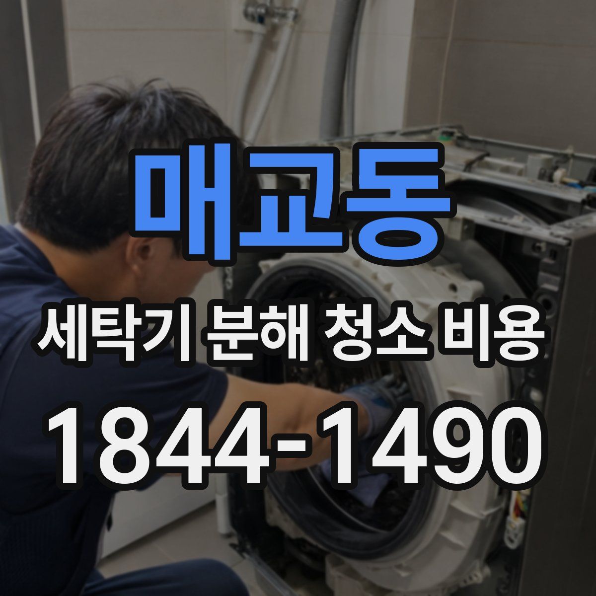 매교동 세탁기 분해 청소 비용