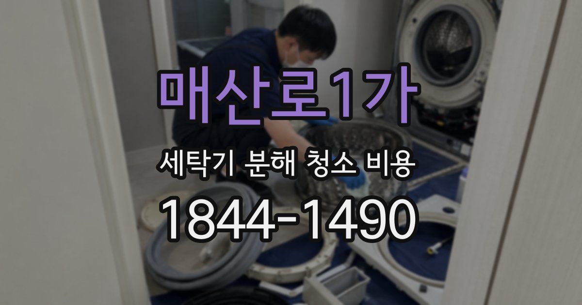 매산로1가 세탁기 분해 청소 비용